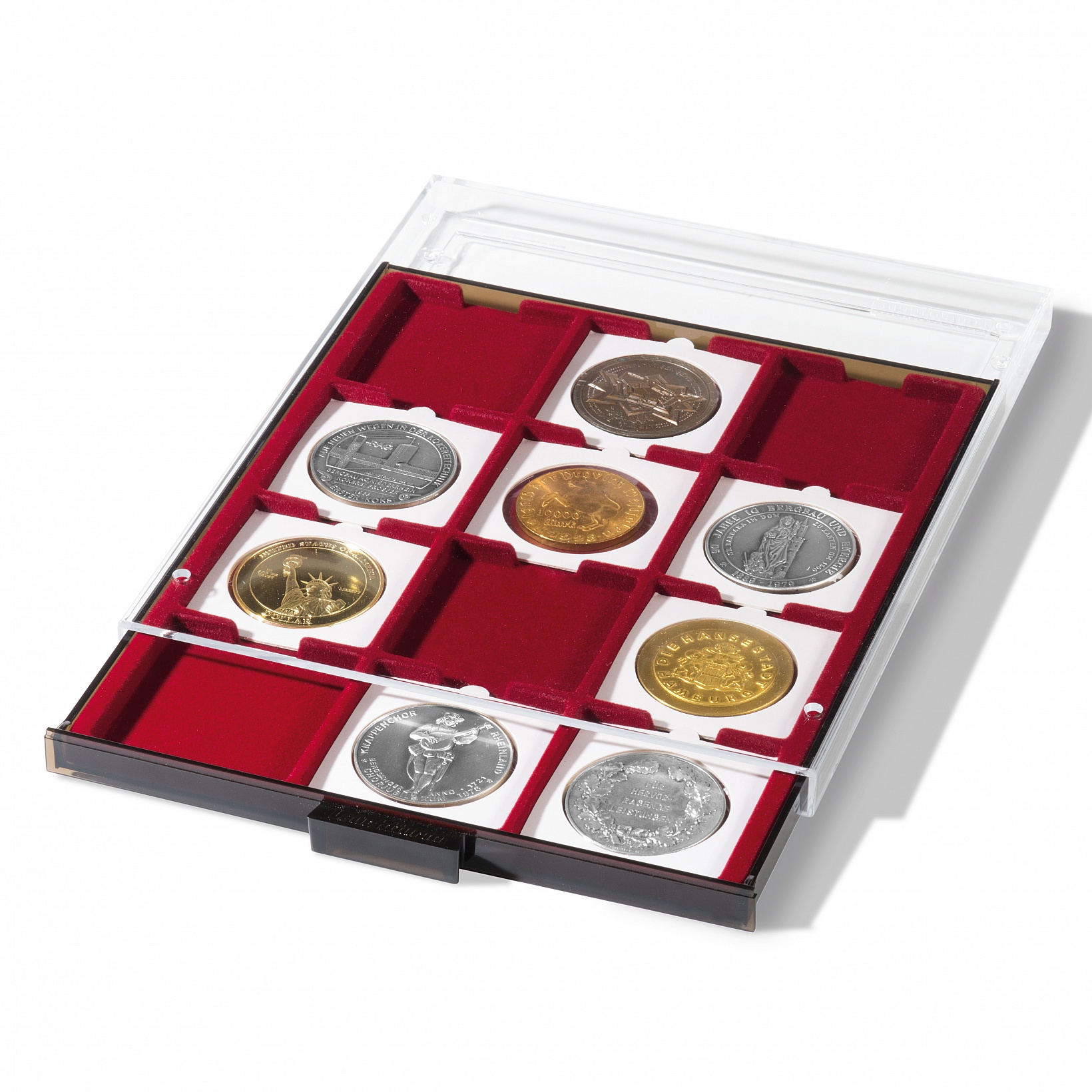 N24 Bandeja de monedas capsulas QUADRUM XL, CAPSXL21-62