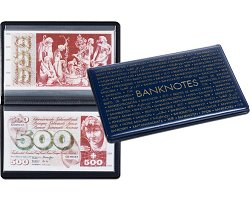 Álbuns de bolso ROUTE Banknotes para notas de banco