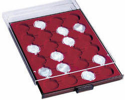 N06 Coin tray 26mm coins in capsules.