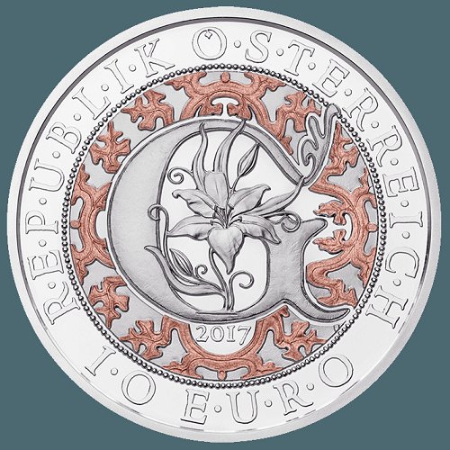 Austria 10� PROOF - 2017 Serie Angeles Guardianes n�2: Gabriel