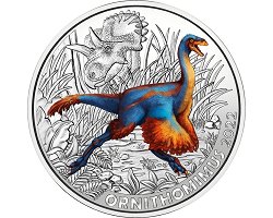 Austria  3€ 2022 - Nº12 ORNITHOMIMUS VELOX. Supersaurs