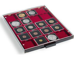 N21 Tabuleiro moedas para capsulas QUADRUM