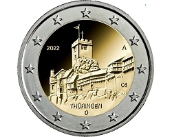2€ Germany 2022 - Estado de Turingia