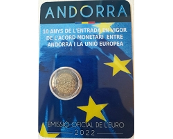 Andorra 2€ 2021 - Acuerdo monetario