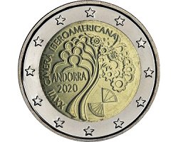 Andorra 2€ 2020 - Cumbre Iberoamericana