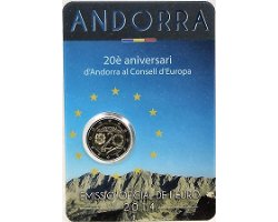 Andorra 2€ 2014 - Consell d'Europa