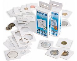 Selfadhesive "Extra" coin holder