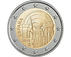 2€ ESPAÑA 2018 - Santiago de Compostela