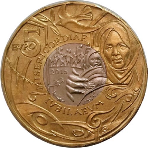 San Marino 5� Bimet�lica 2016.