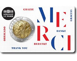 2€ Francia 2020 -  Obrigado
