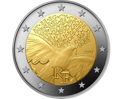 2€ France 2015 - Europe Peace <font color=red>NEW</font>