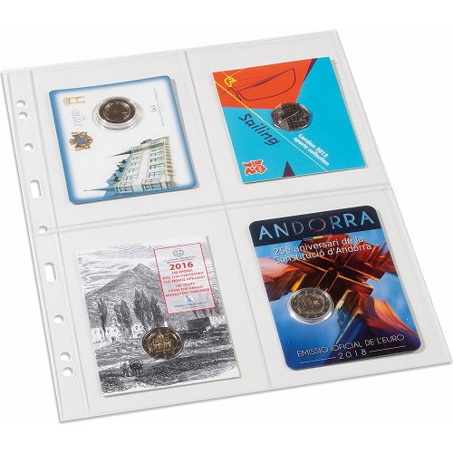 Hojas GRANDE de 2x2 divisiones para Coincards