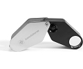 Pocket metalic magnifier. x 10