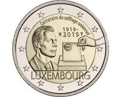 2€ Luxemburg 2019 - Sufragio Universal