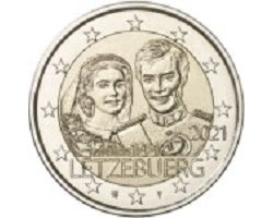 2€ Luxemburg 2021 - Enrique y María Teresa