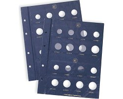 VISTA sheets for euro coins