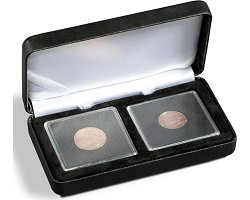 Single coin box NOBILE, for 2 QUADRUM