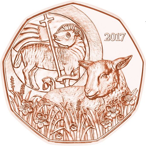 Austria  5� - Moneda Pascua 2017