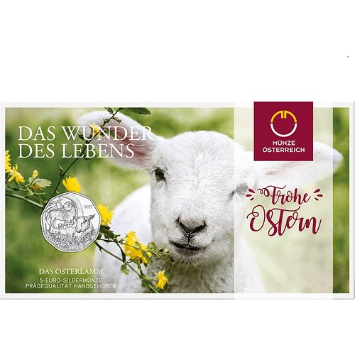 Austria  5� - Moneda Pascua 2017