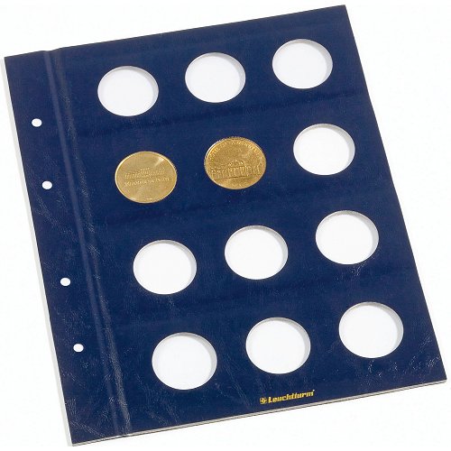 Hojas VISTA para monedas de 34mm